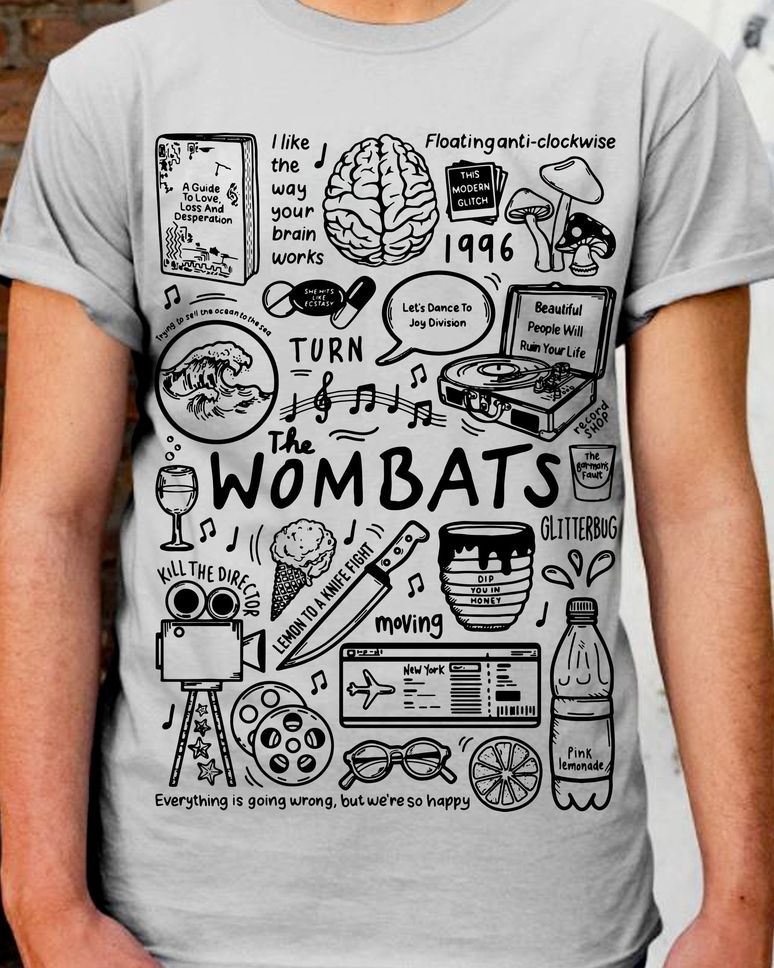 The Wombats TShirt The Wombats Shirt The Wombats The Wombats Unisex