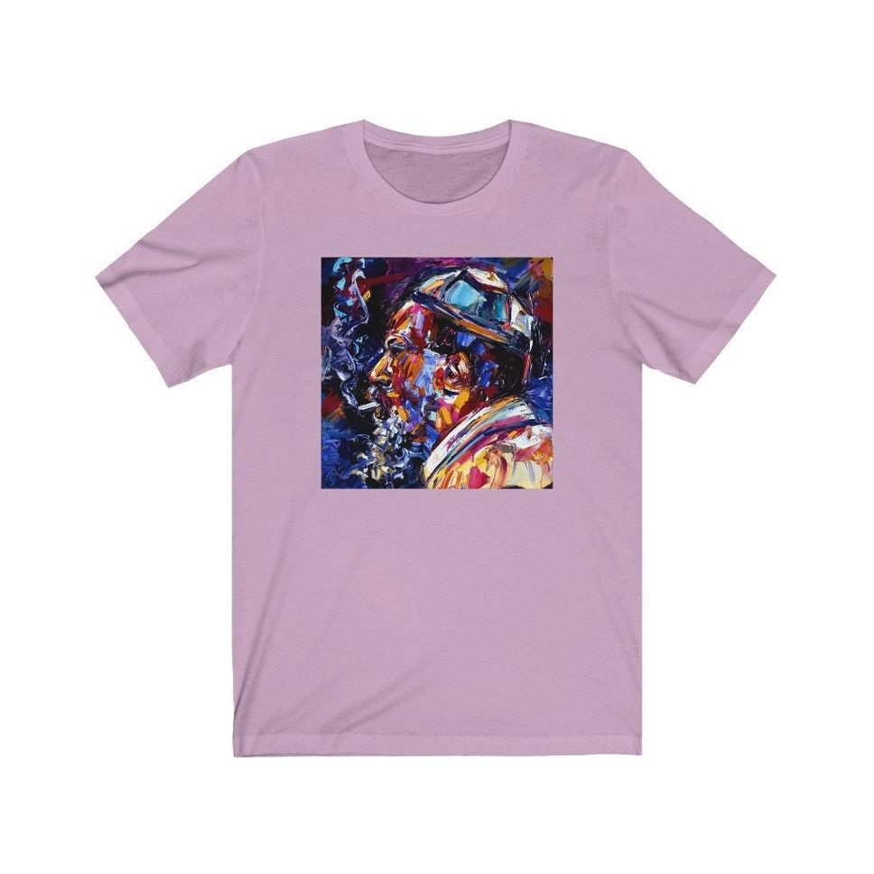 Thelonious Monk Art Tee Jazz Legend TShirt Gift for music Lover Black Music Artist Band Shirt