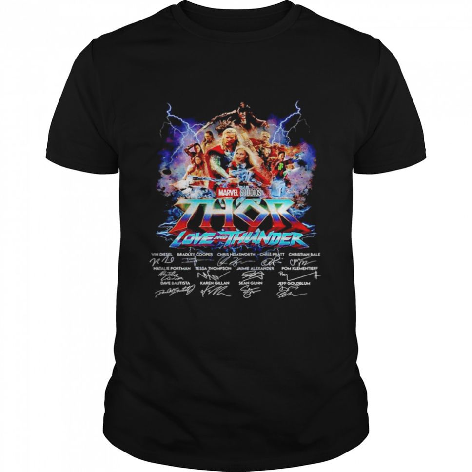 Thor Love And Thunder Signatures Shirt