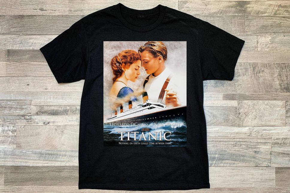 Titanic 1997 Movie Shirt Leonardo Dicaprio Shirt Drama Romance Unisex Tshirt