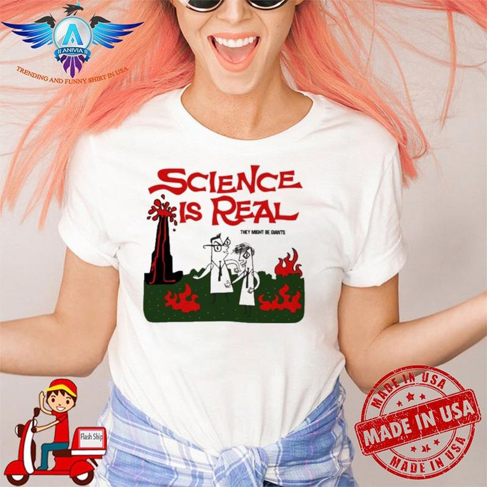Tmbgshop science is real they might be giants shirt
