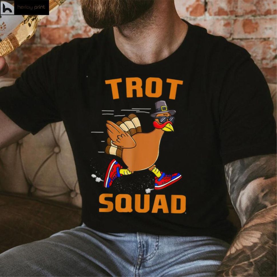 Turkey Trot Squad Funny Thanksgiving Day Run Pilgrim Gift T Shirt Hoodie, Sweater Shirt