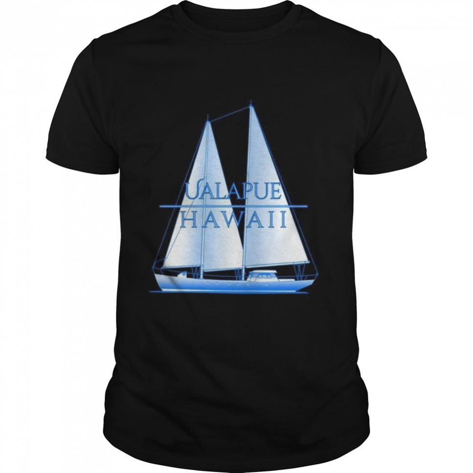 Ualapue Hawaii Nautical Sailing Sailor Shirt