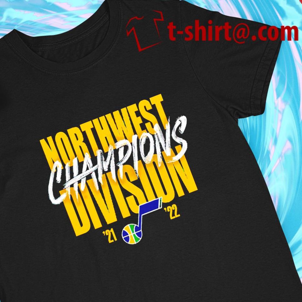 Utah Jazz Northwest Division Champions 2022 logo Tshirt
