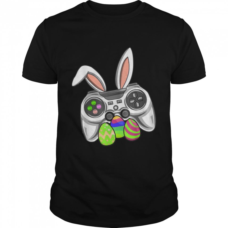 Video Game Bunny Ear Costume Easter Day Men Boys Kids TShirt B09VYVLH2X