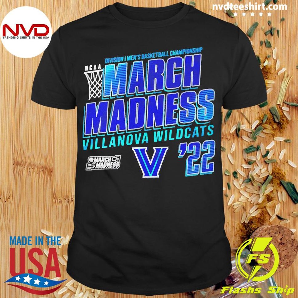 Villanova Wildcats 2022 NCAA Division I Mens Basketball Championship March Madness Shirt