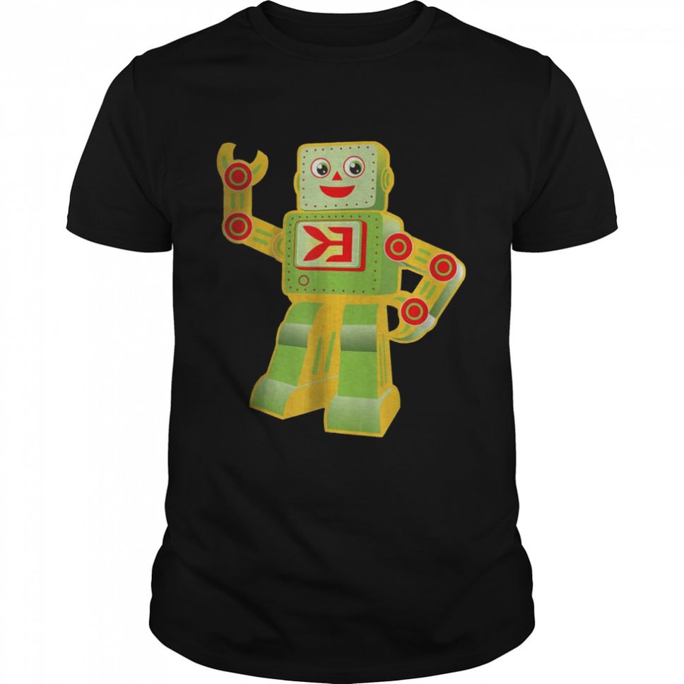 Vintage I Love Robots Robotics Engineer Technician T Shirt