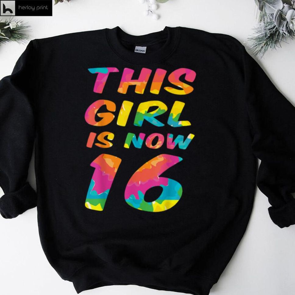 Watercolour Saying Girl Daughter Child 16th Birthday T Shirt