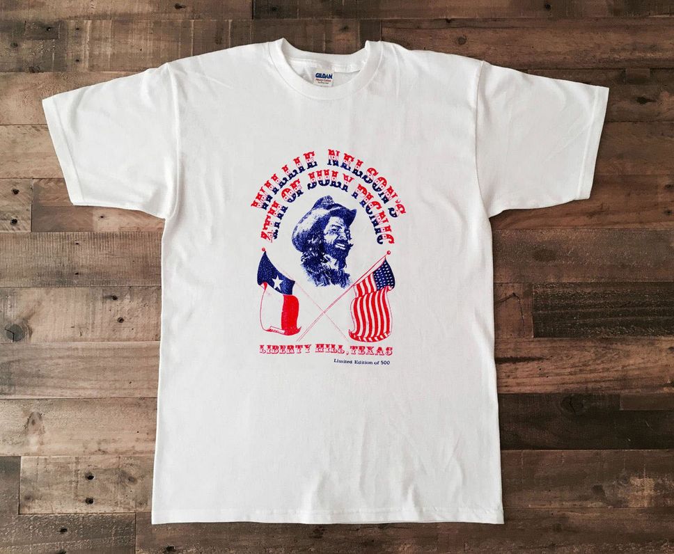Willie Nelson VTG Tshirt 1975 4th of July Picnic Band 70s Shirt