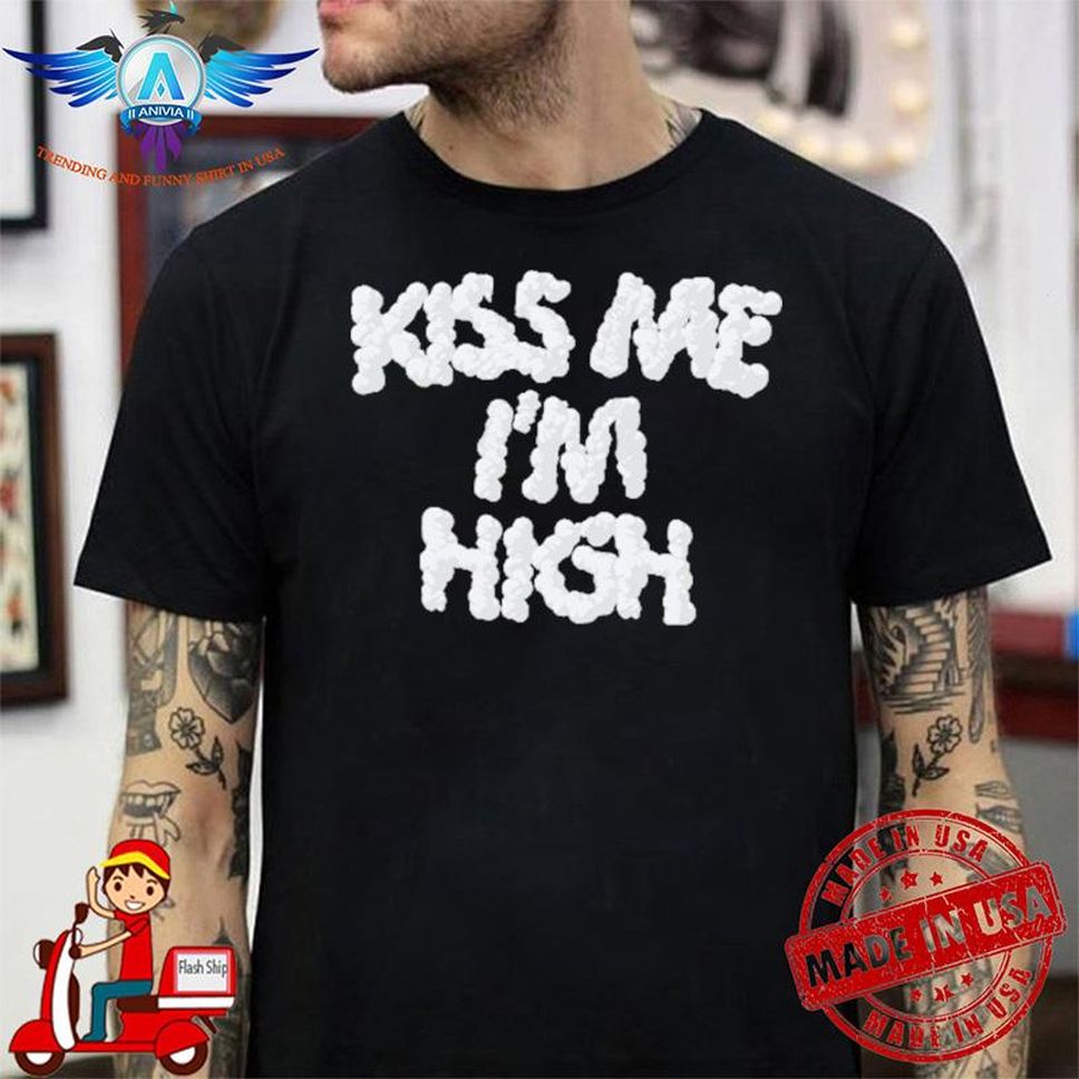Wiz Khalifa Kiss Me I'm High Diamond Supply Co Merch Shirt