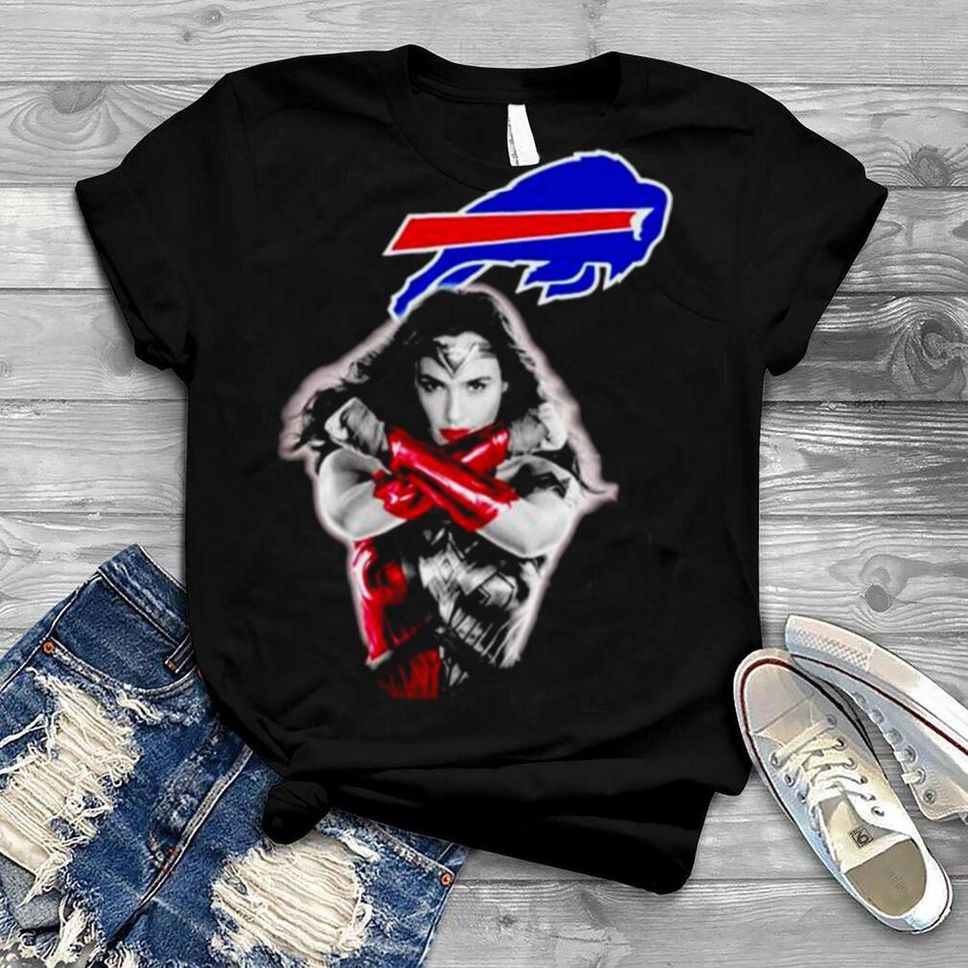 Wonder Woman Buffalo Bills Logo T Shirt