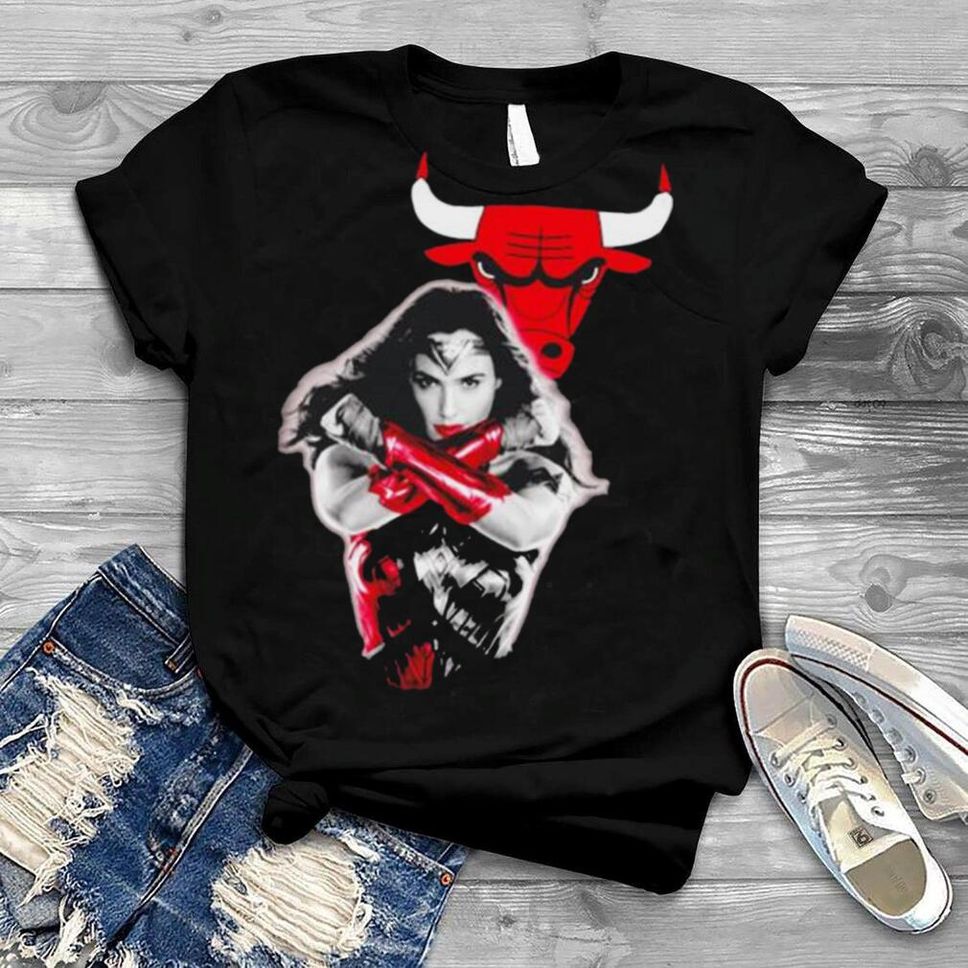 Wonder Woman Chicago Bulls Logo T Shirt