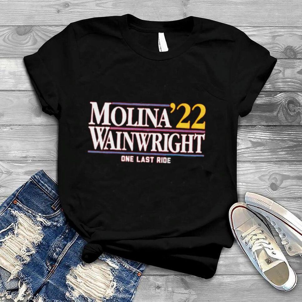 Yadier Molina And Adam Wainwright 2022 One Last Ride Shirt