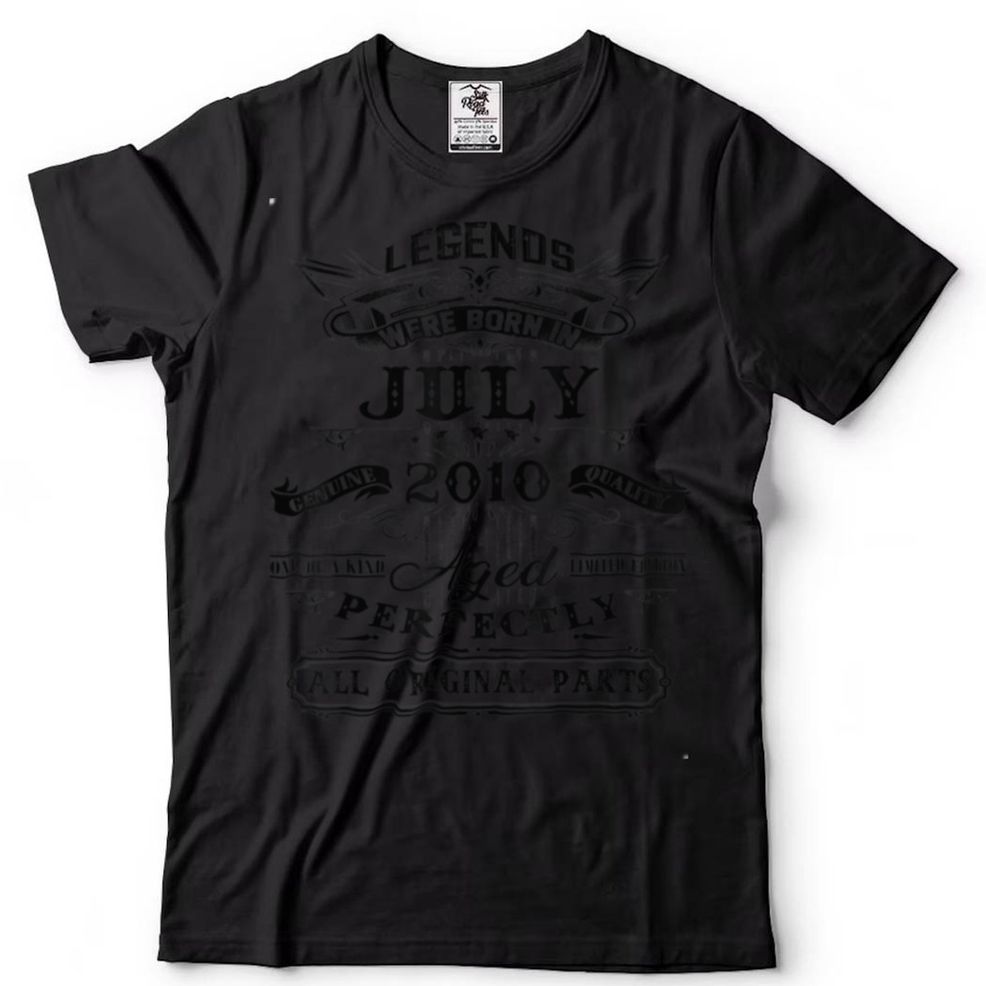 12th Birthday Gift For Legends Born July 2010 12 Years Old T Shirt