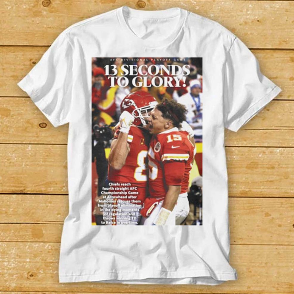 13 Seconds To Glory AFC Divisional Playoff Game Shirt