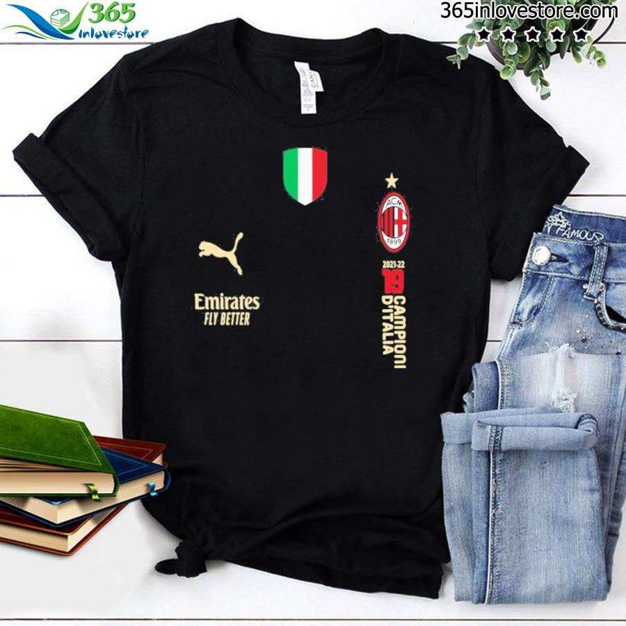 19 campionI d’italia ac milan store fikayo tomorI shirt