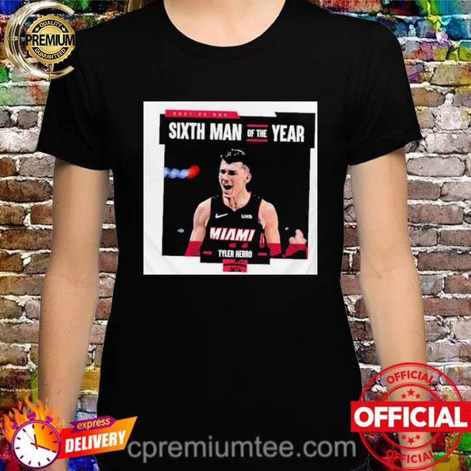 2021 2022 Sixth Man Of The Year Champions Tyler Herro NBA T Shirt
