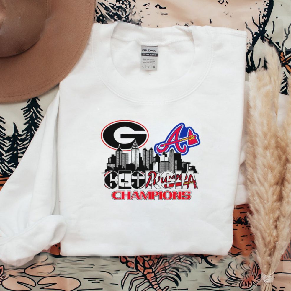 2021 Champions UGA Bulldogs Braves Shirt Celebration NCAA Sweatshirt