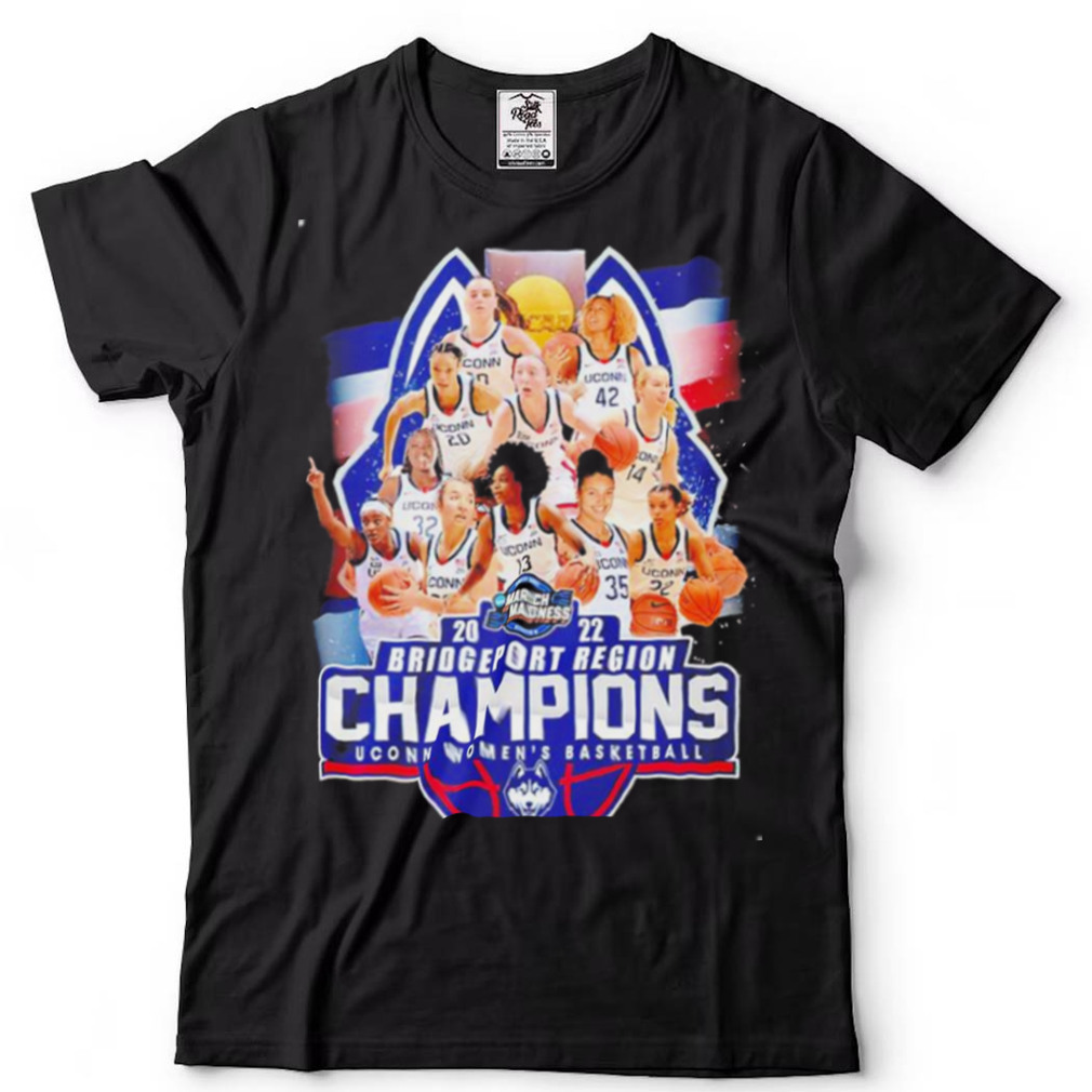 2022 Bridgeport Region Champions UConn Women’s Basketball shirt