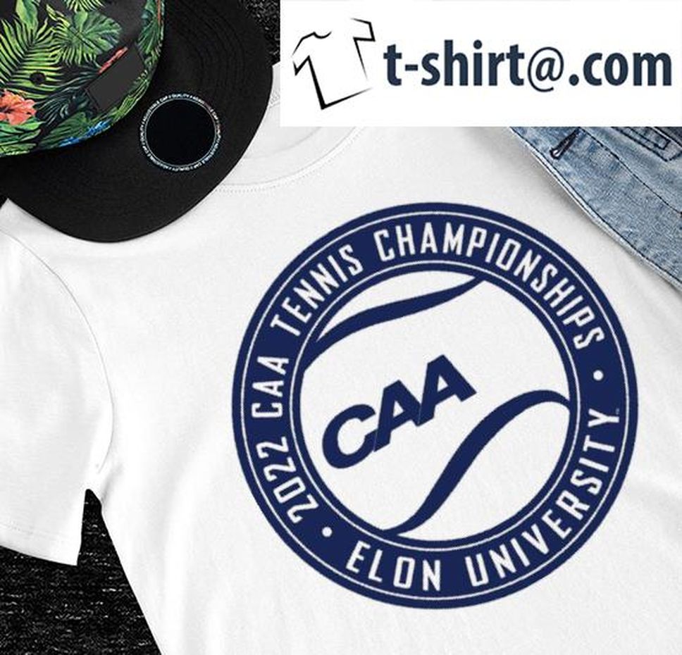 2022 CAA Tennis Championships Elon University Logo Shirt