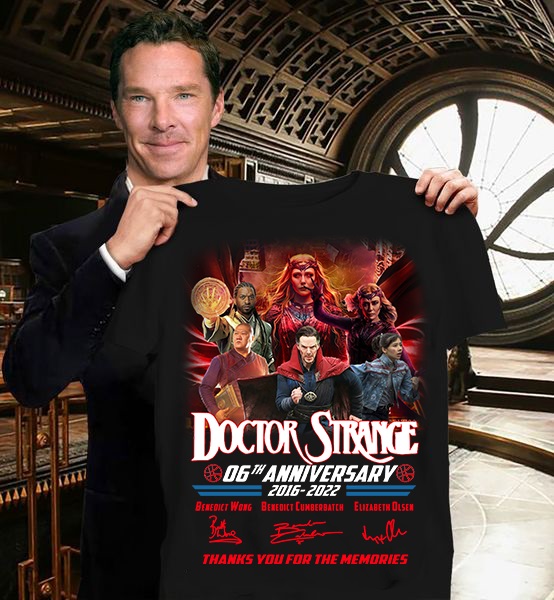 2022 Doctor Strange 06th Anniversary Thanks You Memories Signed Shirt