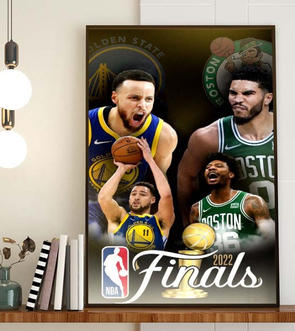 2022 NBA Finals Golden State Warriors vs Boston Celtics Basketball Home Decor Poster Canvas