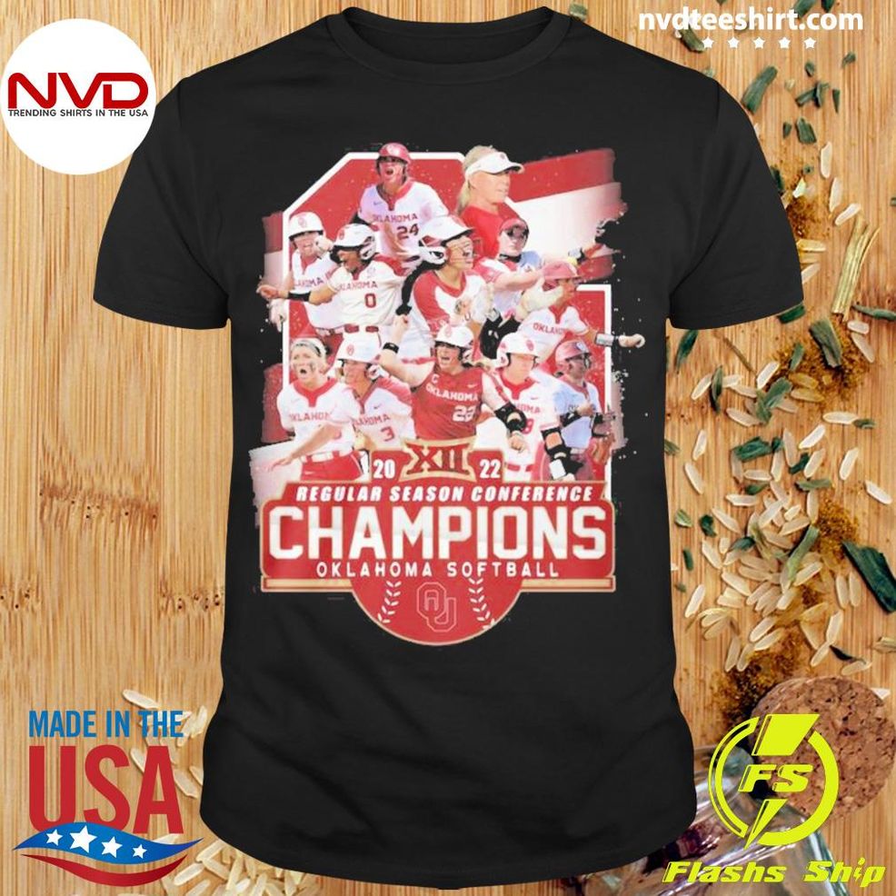 2022 Regular Season Conference Champions Oklahoma Softball Shirt