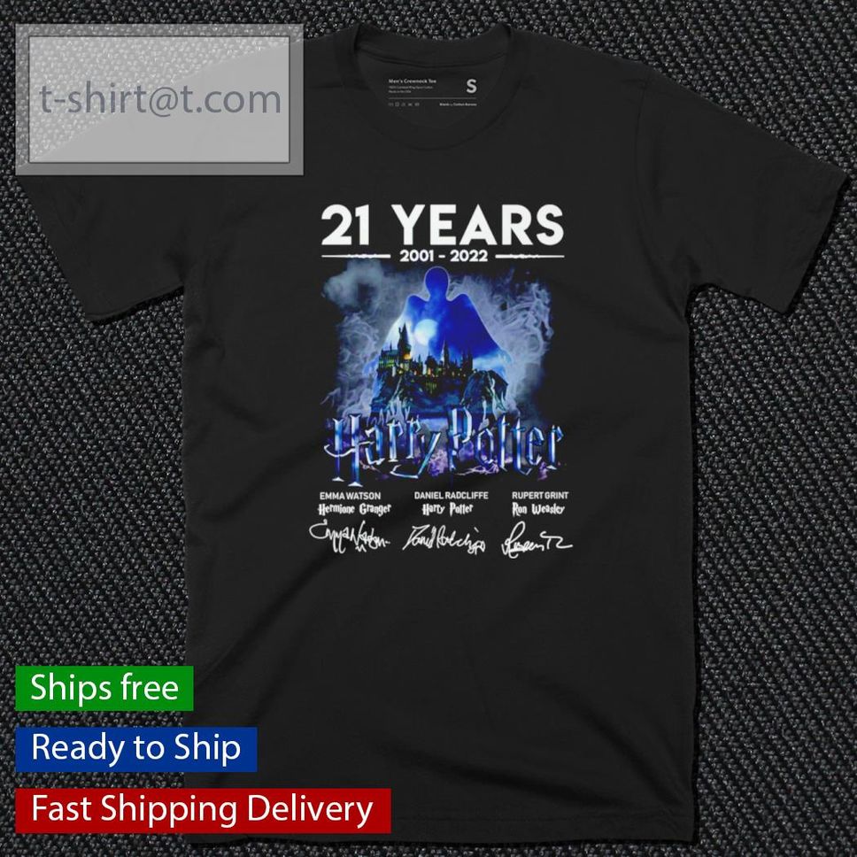 21 Years 2001 2022 Harry Potter Signatures Shirt