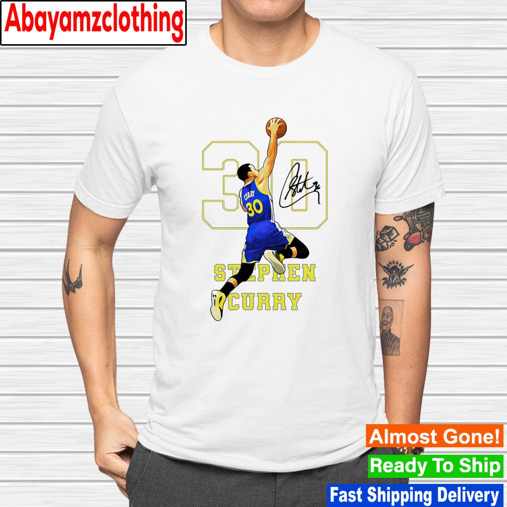 30 Stephen Curry Golden State Warriors Basketball signature shirt