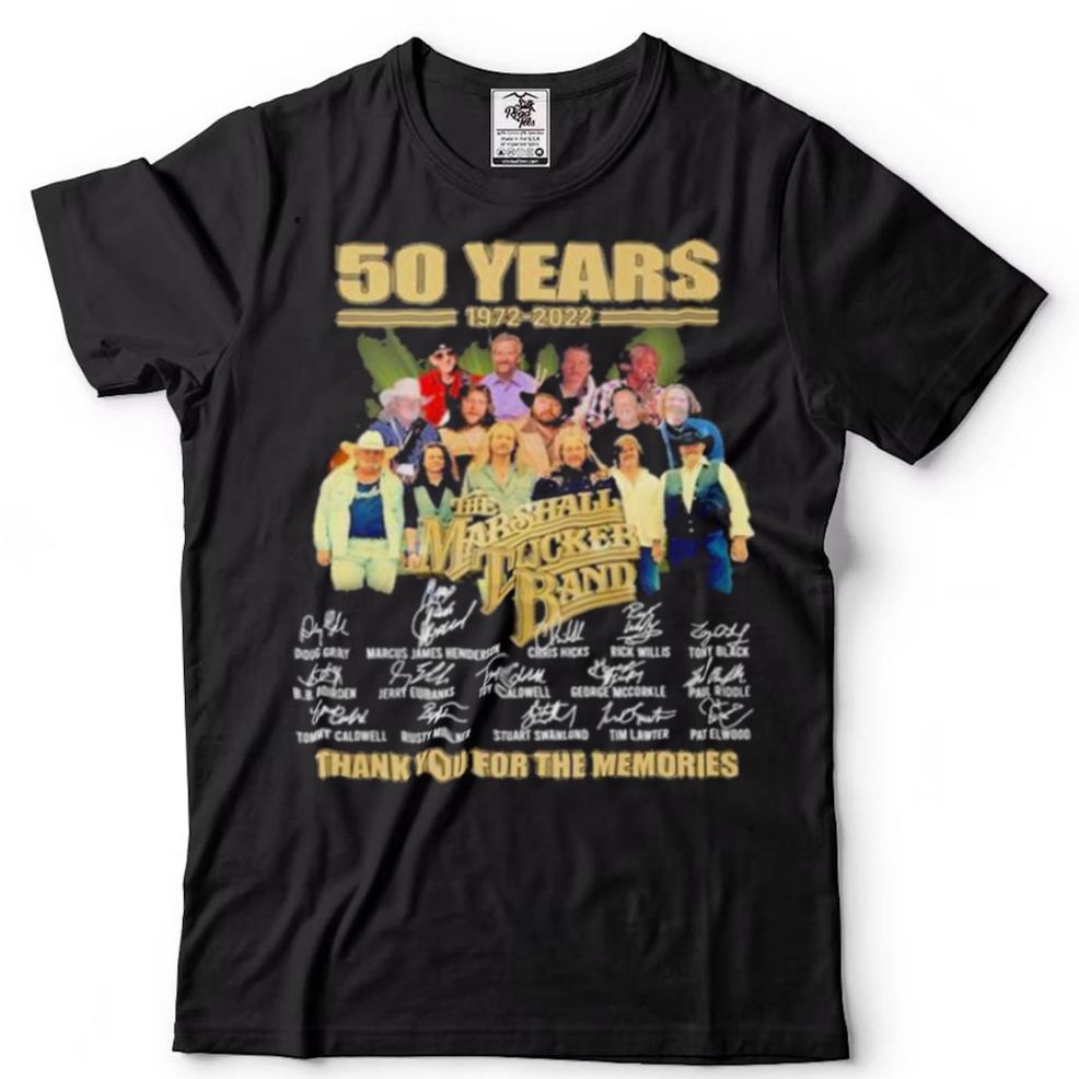 50 Years 1972 2022 The Marshall Tucker Band Thank You For The Memories Shirt