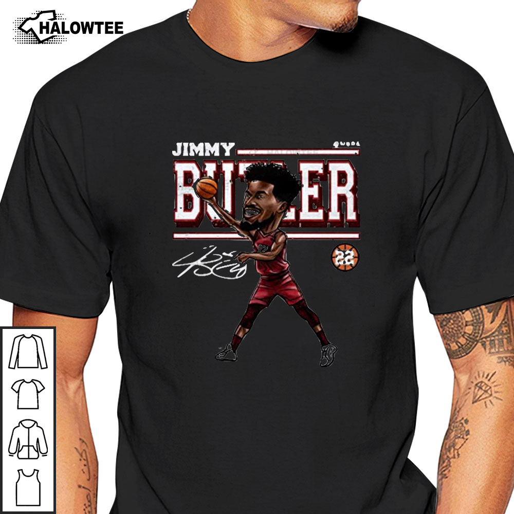 500 LEVEL Jimmy Butler Shirt Jimmy Butler Cartoon Jimmy Butler Miami Heat Shirt