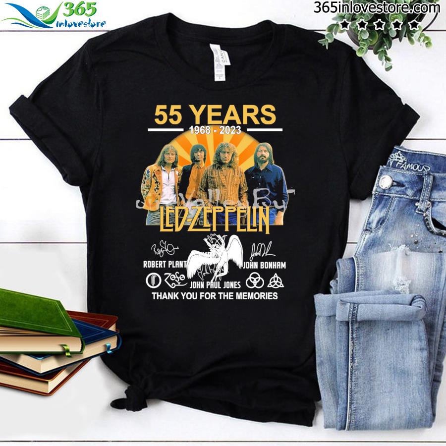 55 Years 1968-2023 Led Zeppelin Unisex Shirt