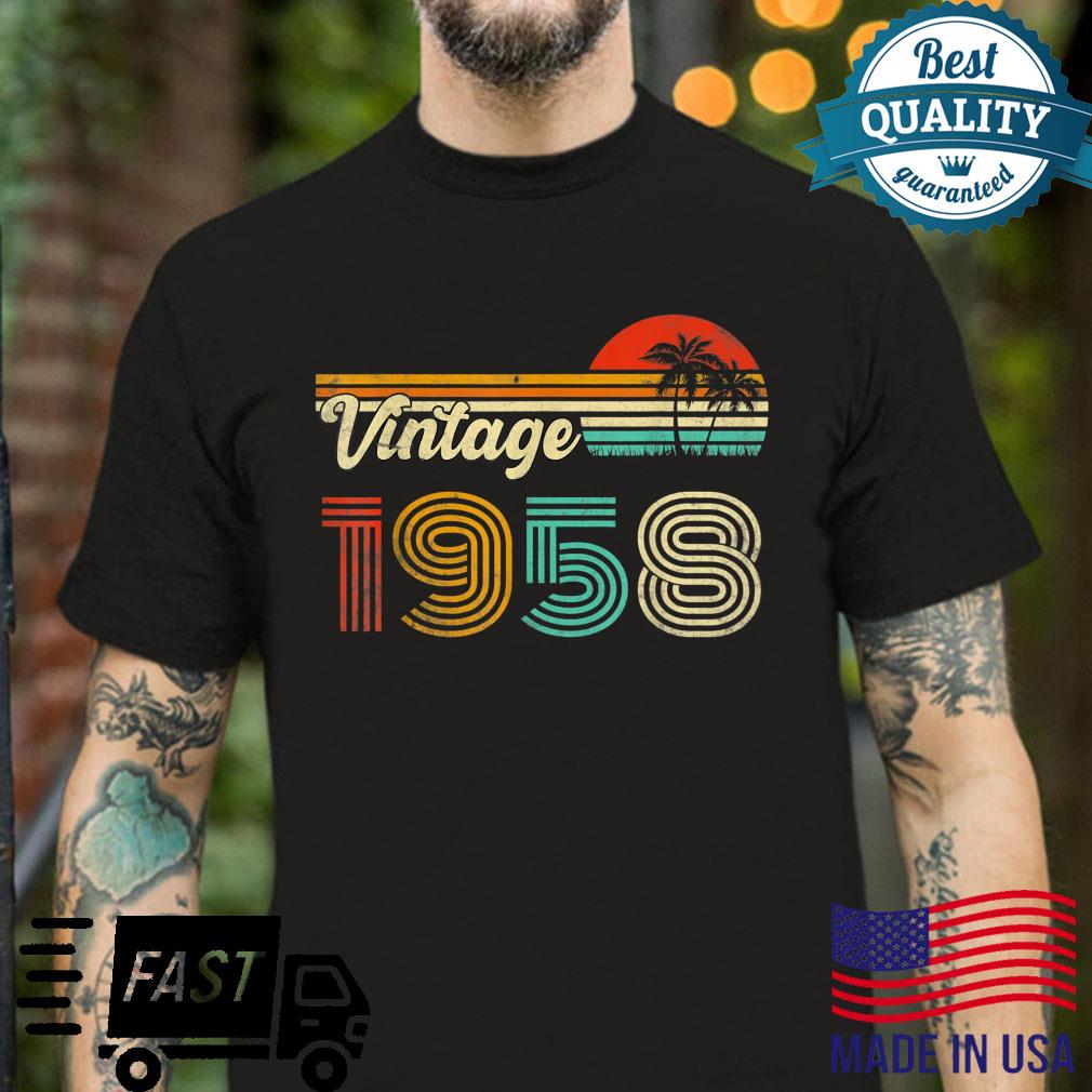 64 Year Old vintage 1958 64th Birthday Shirt