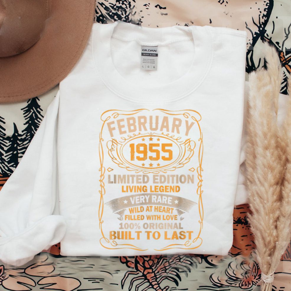 67 Year Old 67th Birthday Gifts Vintage February 1955 T Shirt Hoodie, Sweater Shirt