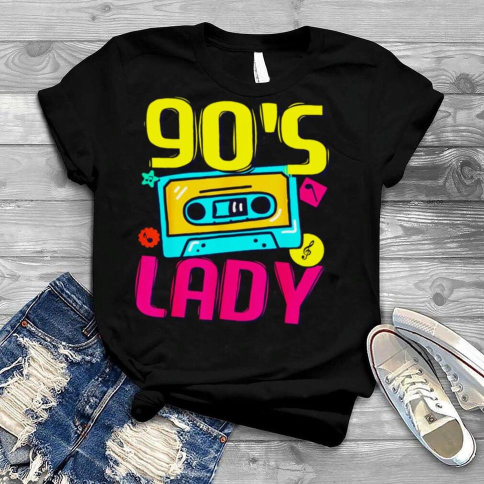 90’s Girls Outfit, 90s Lady, Costume 1990’s Fashion Cassette Shirt