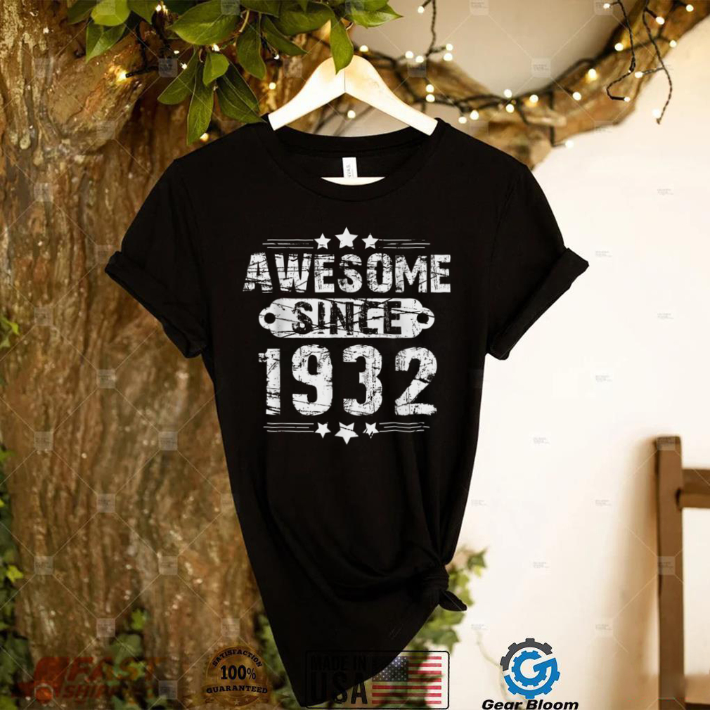 90th birthday, Vintage, Awesome since 1932 T Shirt