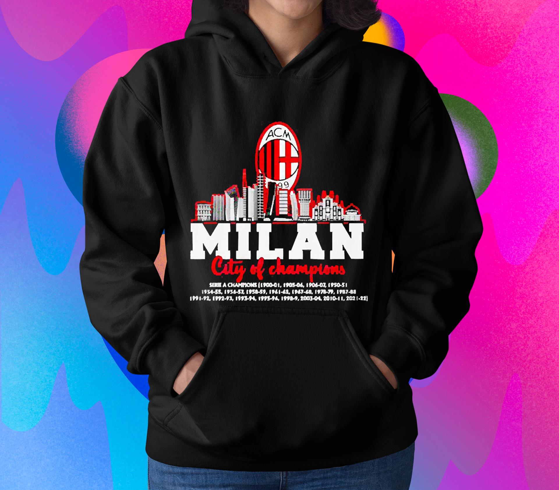 AC Milan City Of Champions Serie A Champions shirt