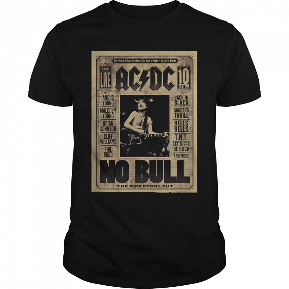 ACDC – No Bull T-Shirt