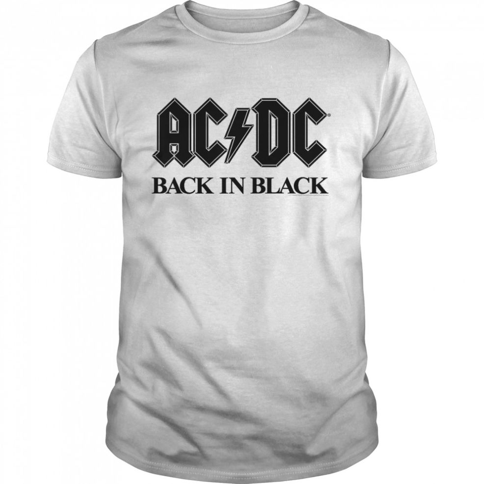 ACDC Bold Black T Shirt