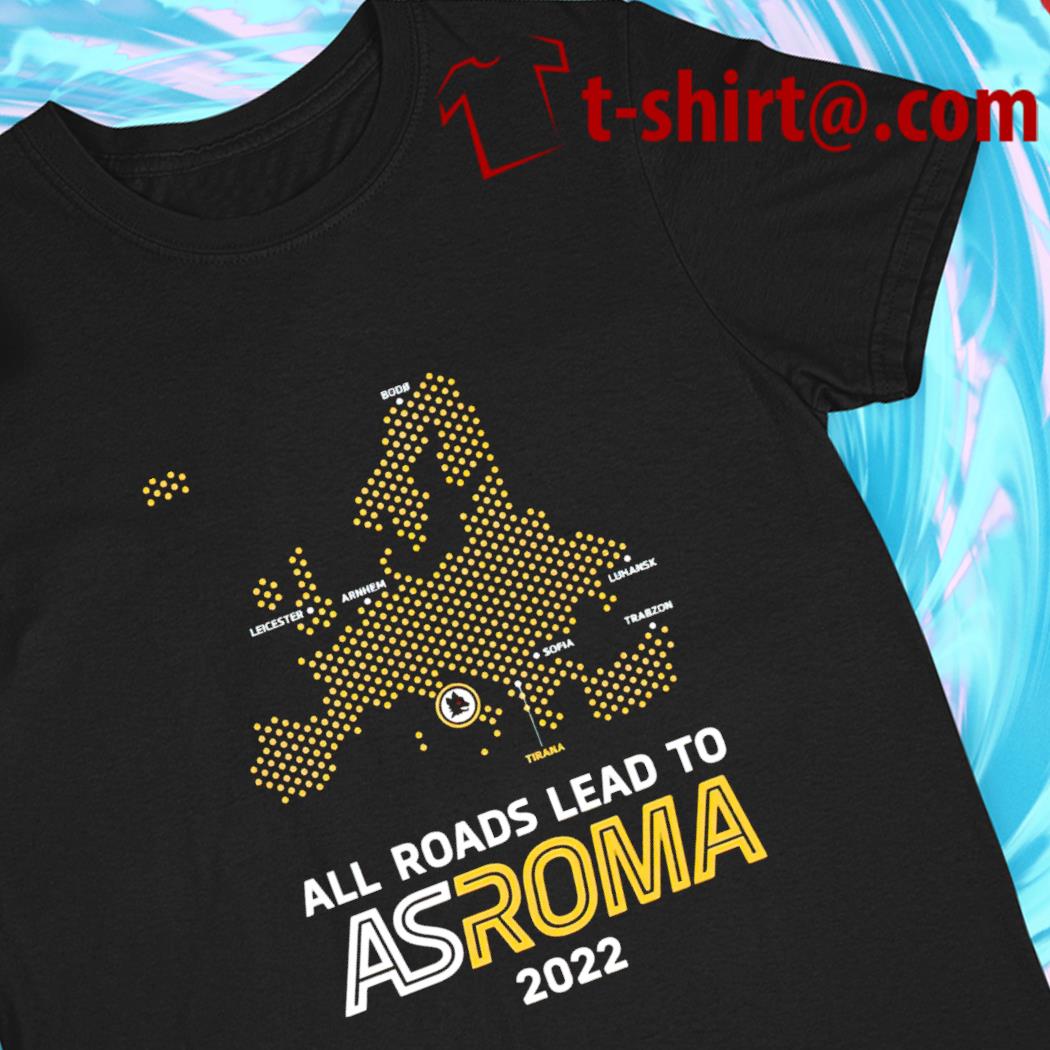 All Roads Lead To AsRoma 2022 logo T-shirt