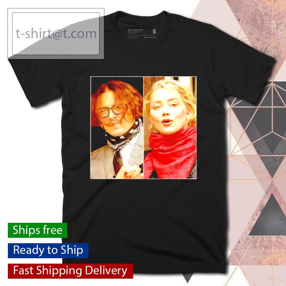 Amber Heard Vs Johnny Depp Justice For Johnny Depp Wife And Husband Hover Shirt