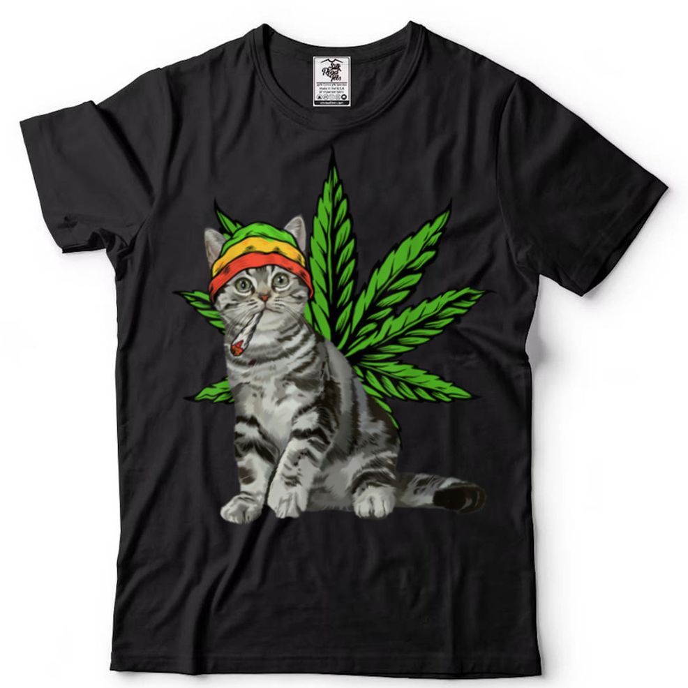 American Shorthair Marijuana Cannabis THC Stoner T Shirt Tee