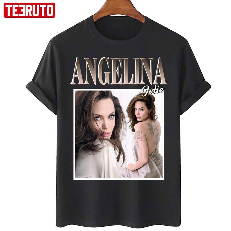 Angelina Jolie Vintage 90s Unisex T Shirt