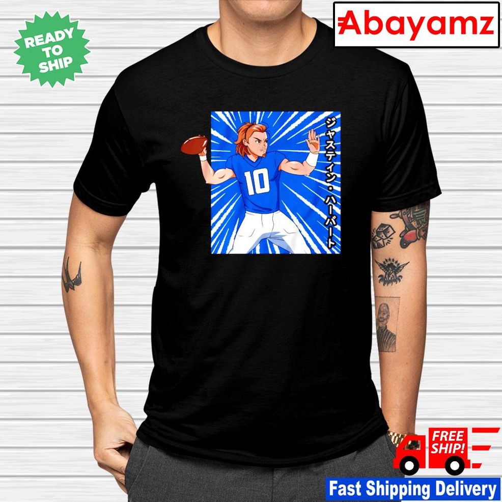 Anime Justin Herbert Los Angeles Chargers Shirt