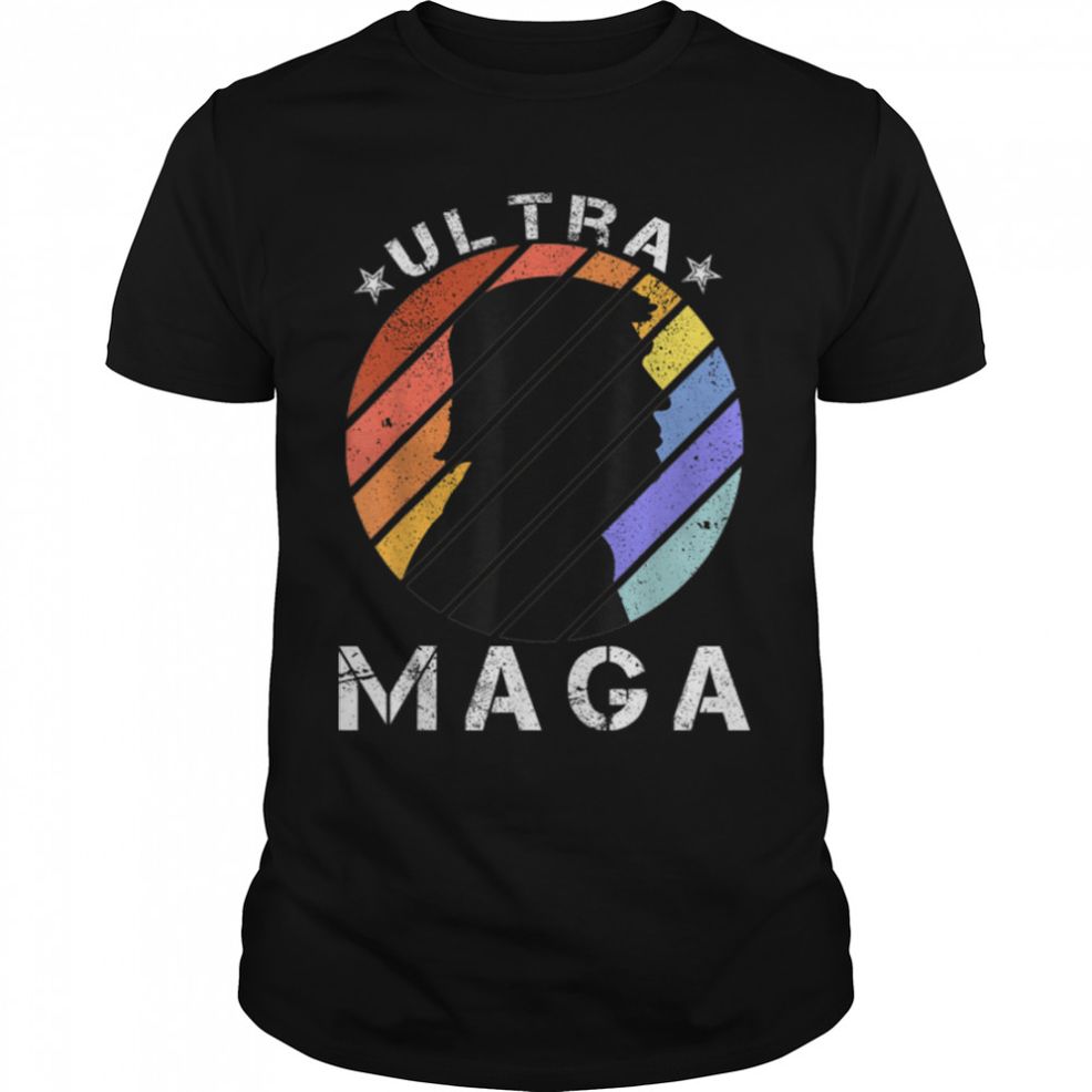 Anti Joe Biden Ultra Maga Funny Donald Trump T Shirt B0B18742X3