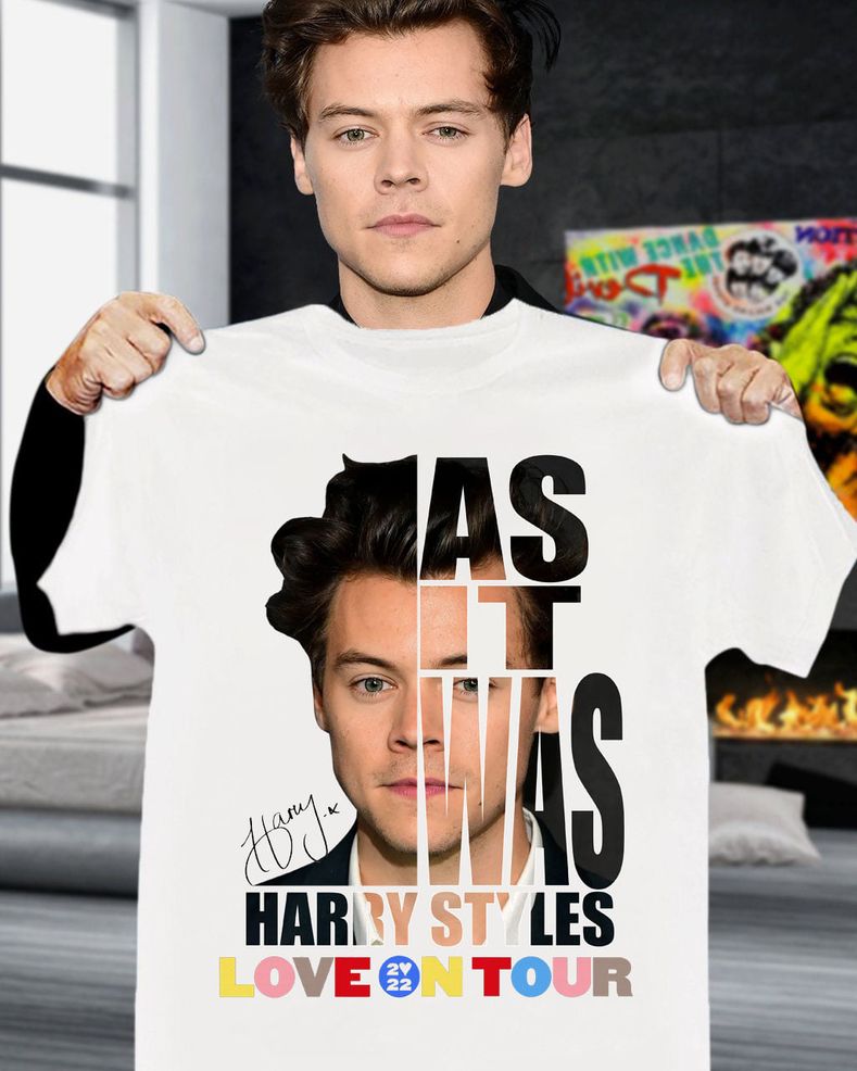 As It Was Harry Styles Love On Tour 2022 Signed Shirt