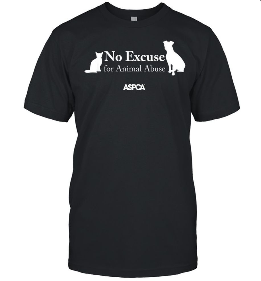 ASPCA No Excuse For Animal Abuse SilhouetteShirt Shirt