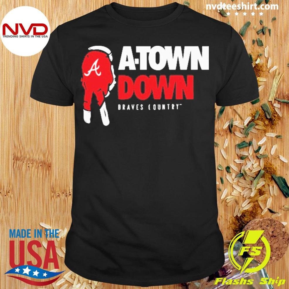 Atlanta Braves A Town Down Braves Country Logo Shirt