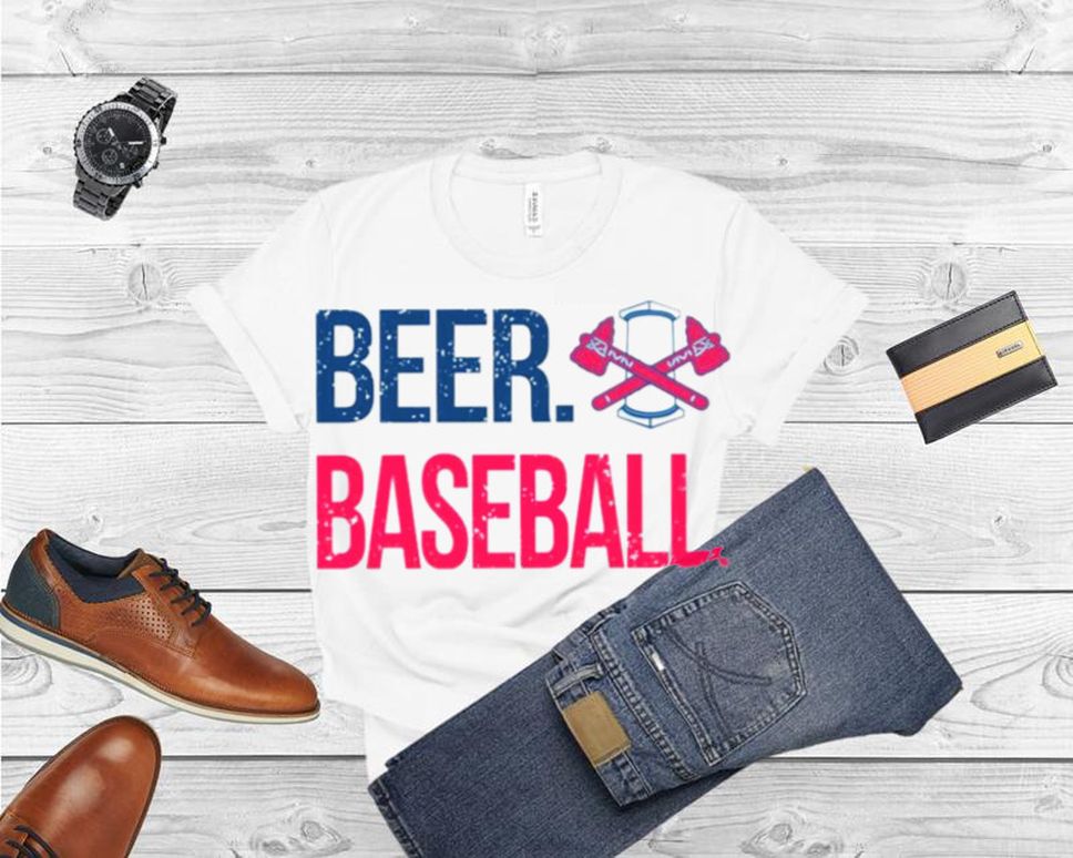 Atlanta Braves Beer Baseball Shirt