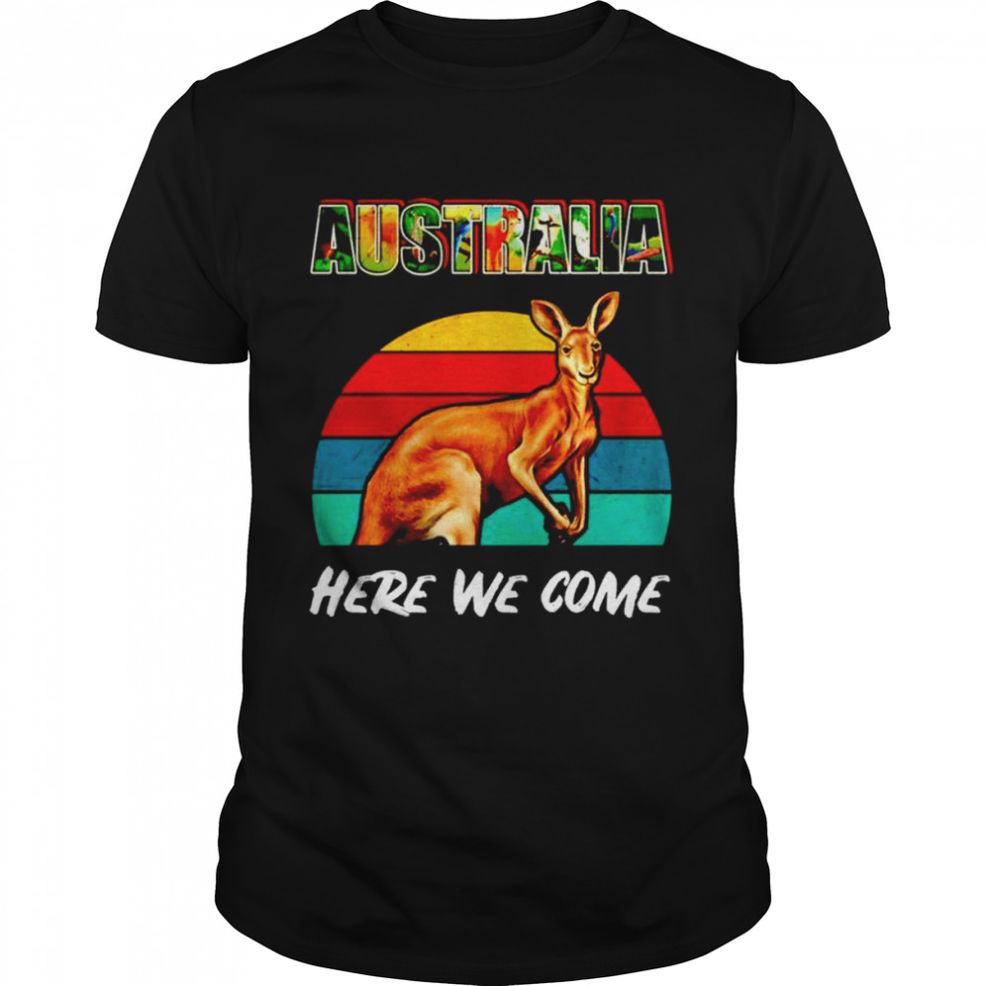 Australia Here We Come Vintage T Shirt